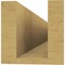 Ekena Millwork 4in. W x 4in. H x 24in. L Ridgewood Woodgrain TimberThane Rafter Tail, Primed Tan RFTUR04X04X24RIDRCPR - alternate 6